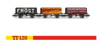 Hornby TT6042 - TT - 3-tlg. Set Offene Güterwagen British Freight Transport
